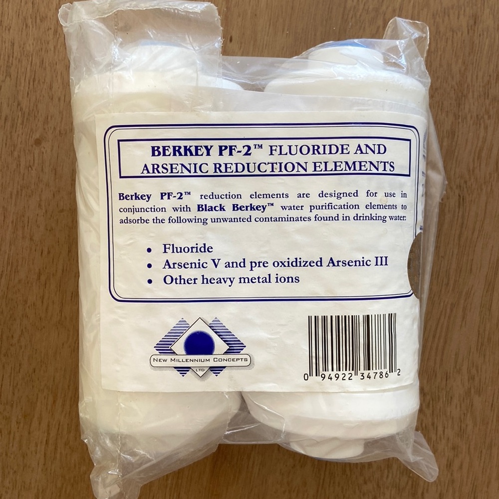 Berkey PF-2 Fluoride and Arsenic Reduction Elements for Berkey Filters Genuine